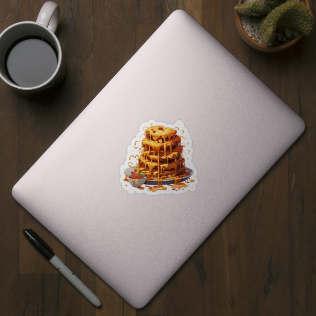 Cheesy Snake Pancake by Nightarcade